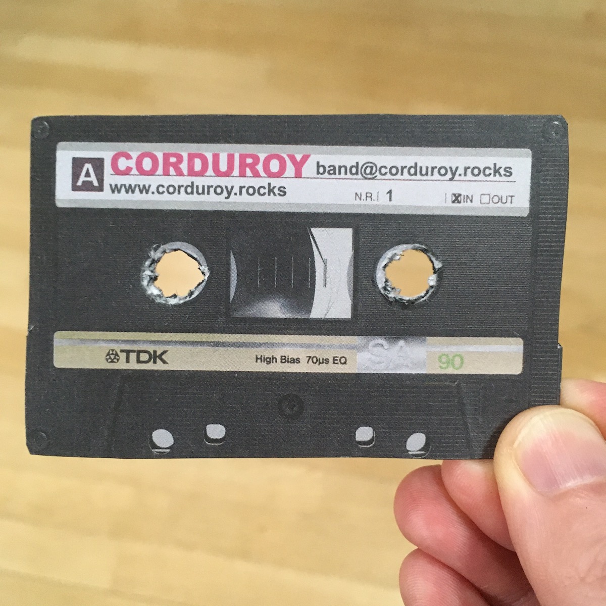 C90 Tape Visitenkarte